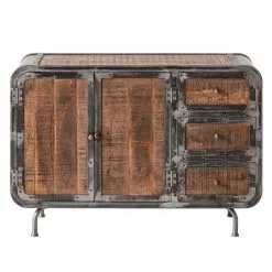 Ars manufacti Sideboard Wharton I - Akazie teilmassiv / Stahl -Büromöbel Verkaufsgeschäft sideboard wharton i mango teilmassiv stahl 5212012