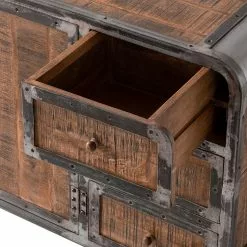 Ars manufacti Sideboard Wharton I - Akazie teilmassiv / Stahl -Büromöbel Verkaufsgeschäft sideboard wharton i mango teilmassiv stahl 5212032