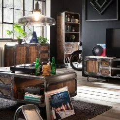 Ars manufacti Sideboard Wharton I - Akazie teilmassiv / Stahl -Büromöbel Verkaufsgeschäft sideboard wharton i mango teilmassiv stahl 5212056