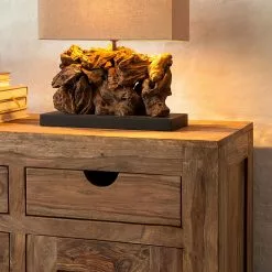 Wolf-Möbel Sideboard Yoga II - Sheesham massiv - Natur -Büromöbel Verkaufsgeschäft sideboard yoga ii sheesham massiv natur 524651