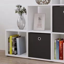 VCM Stufenregal Nitas - Weiß 7 VCM Stufenregal Nitas - Weiß -Büromöbel Verkaufsgeschäft standregal nitas weiss 5054000