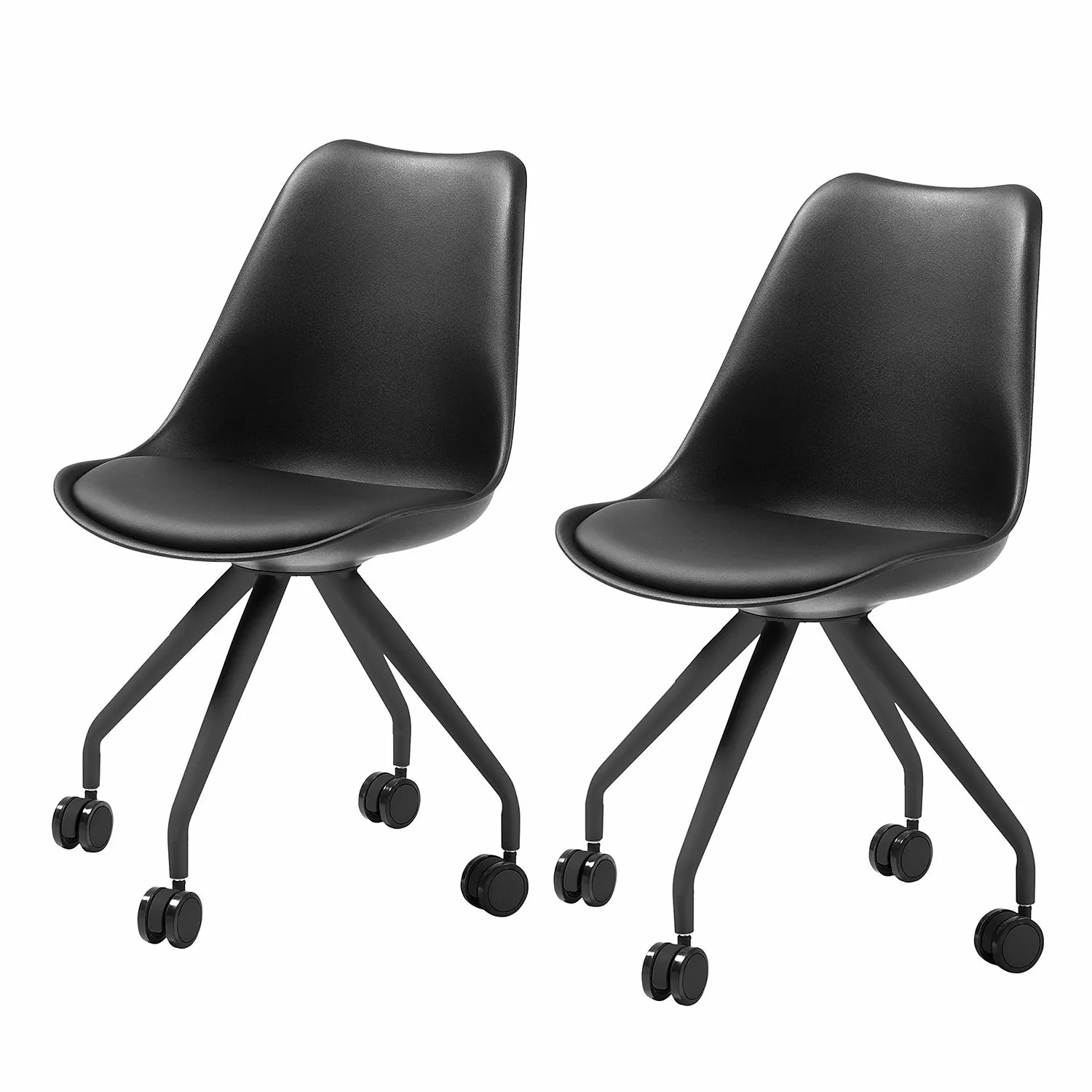 Mørteens Stuhl Jessen (2er-Set) - Schwarz 3 Mørteens Stuhl Jessen (2er-Set) - Schwarz