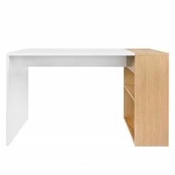 Temahome Schreibtisch Zoelen - Matt Weiß / Eiche -Büromöbel Verkaufsgeschäft temahome buero 05 01 2017 4318656