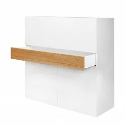 Temahome Sekretär Focus - Weiß / Eiche -Büromöbel Verkaufsgeschäft temahome buero 05 01 2017 4318780