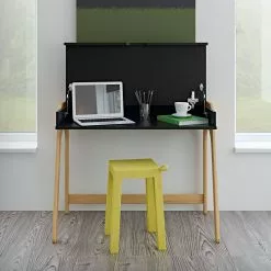 Temahome Schreibtisch Strömsund - Matt Schwarz / Eiche -Büromöbel Verkaufsgeschäft temahome buero 05 01 2017 4318908