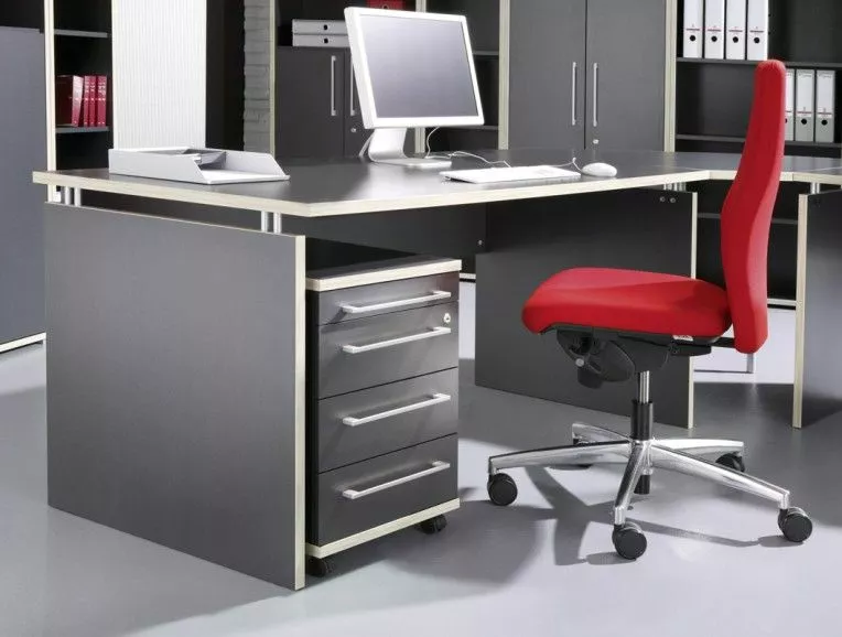 Germania Aufsatzschrank Eugene - Breite 40cm - Anthrazit/Rosales Dekor 7 Germania Aufsatzschrank Eugene - Breite 40cm - Anthrazit/Rosales Dekor – Bild 5