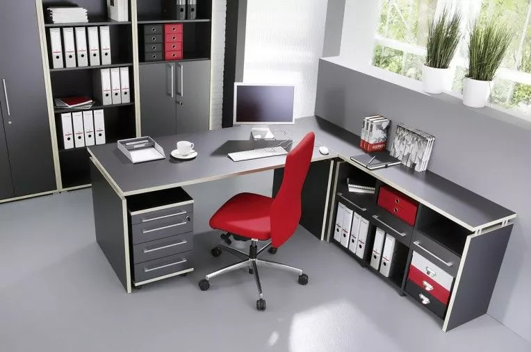 Germania Aufsatzschrank Eugene - Breite 40cm - Anthrazit/Rosales Dekor 8 Germania Aufsatzschrank Eugene - Breite 40cm - Anthrazit/Rosales Dekor – Bild 6