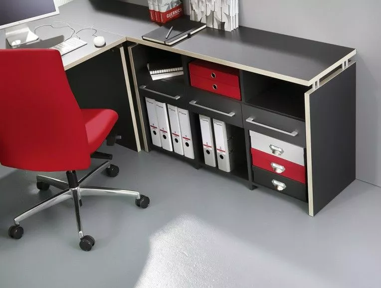 Germania Aufsatzschrank Eugene - Breite 40cm - Anthrazit/Rosales Dekor 9 Germania Aufsatzschrank Eugene - Breite 40cm - Anthrazit/Rosales Dekor – Bild 7