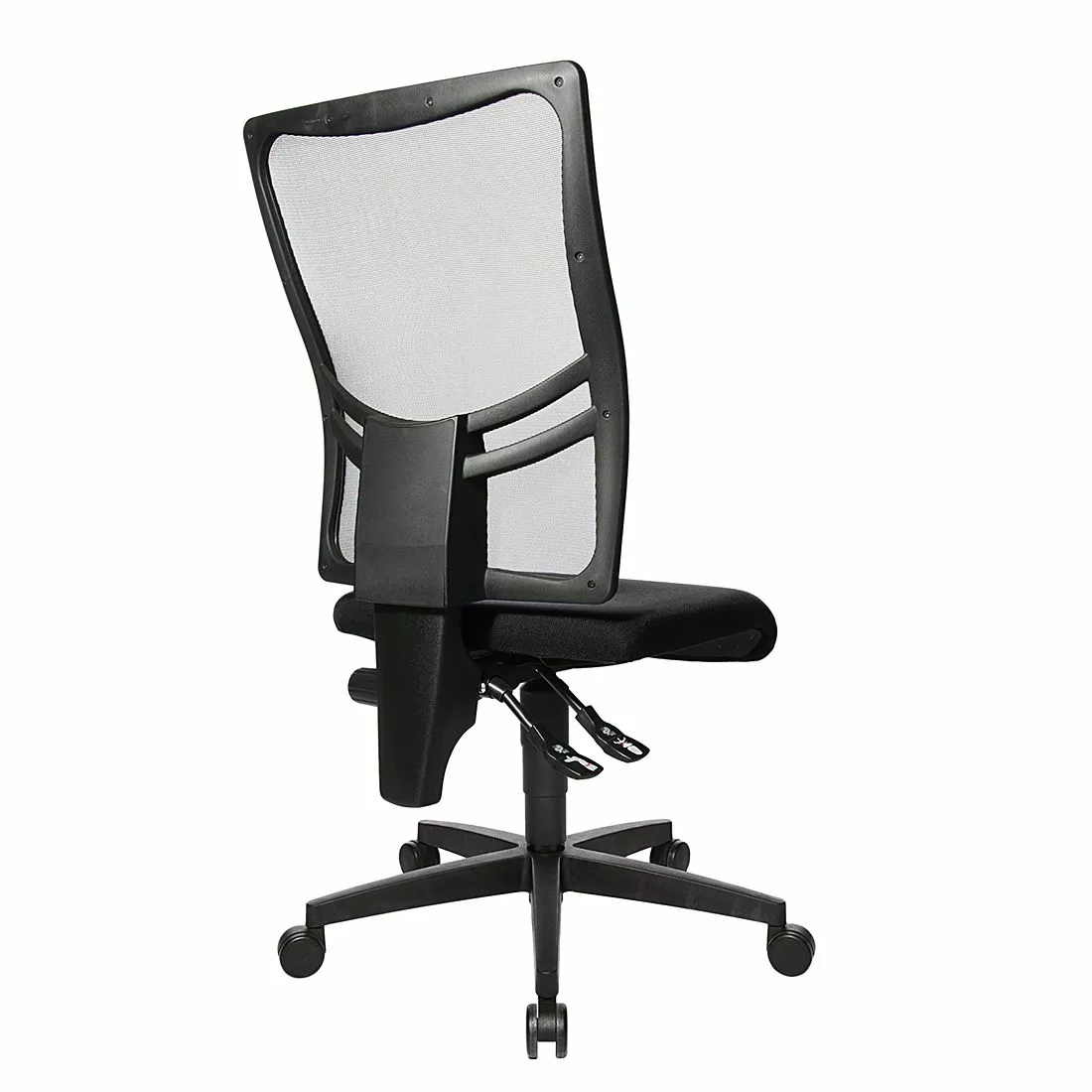 Topstar Bürodrehstuhl Net Point 10 - Schwarz - Ohne Armlehnen 6 Topstar Bürodrehstuhl Net Point 10 - Schwarz - Ohne Armlehnen – Bild 4