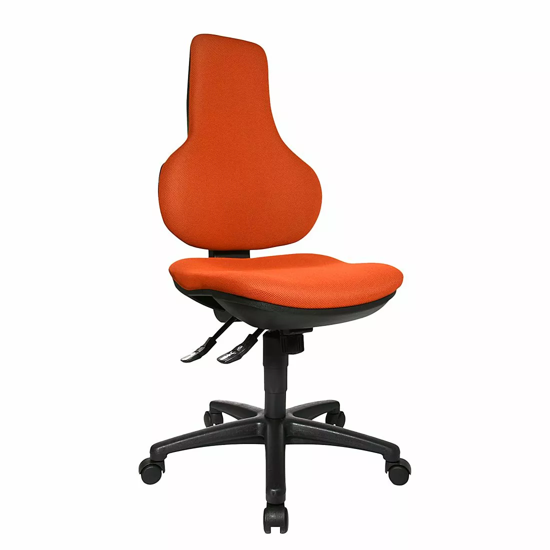 Topstar Bürodrehstuhl Ergo Point SY - Orange - Ohne Armlehnen 6 Topstar Bürodrehstuhl Ergo Point SY - Orange - Ohne Armlehnen – Bild 4