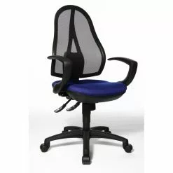 Topstar Drehstuhl Open Point SY - Kunstfaser / Mesh - Royalblau / Schwarz -Büromöbel Verkaufsgeschäft topstar open point drehstuhl royalblau m ts ast opt ryb 2