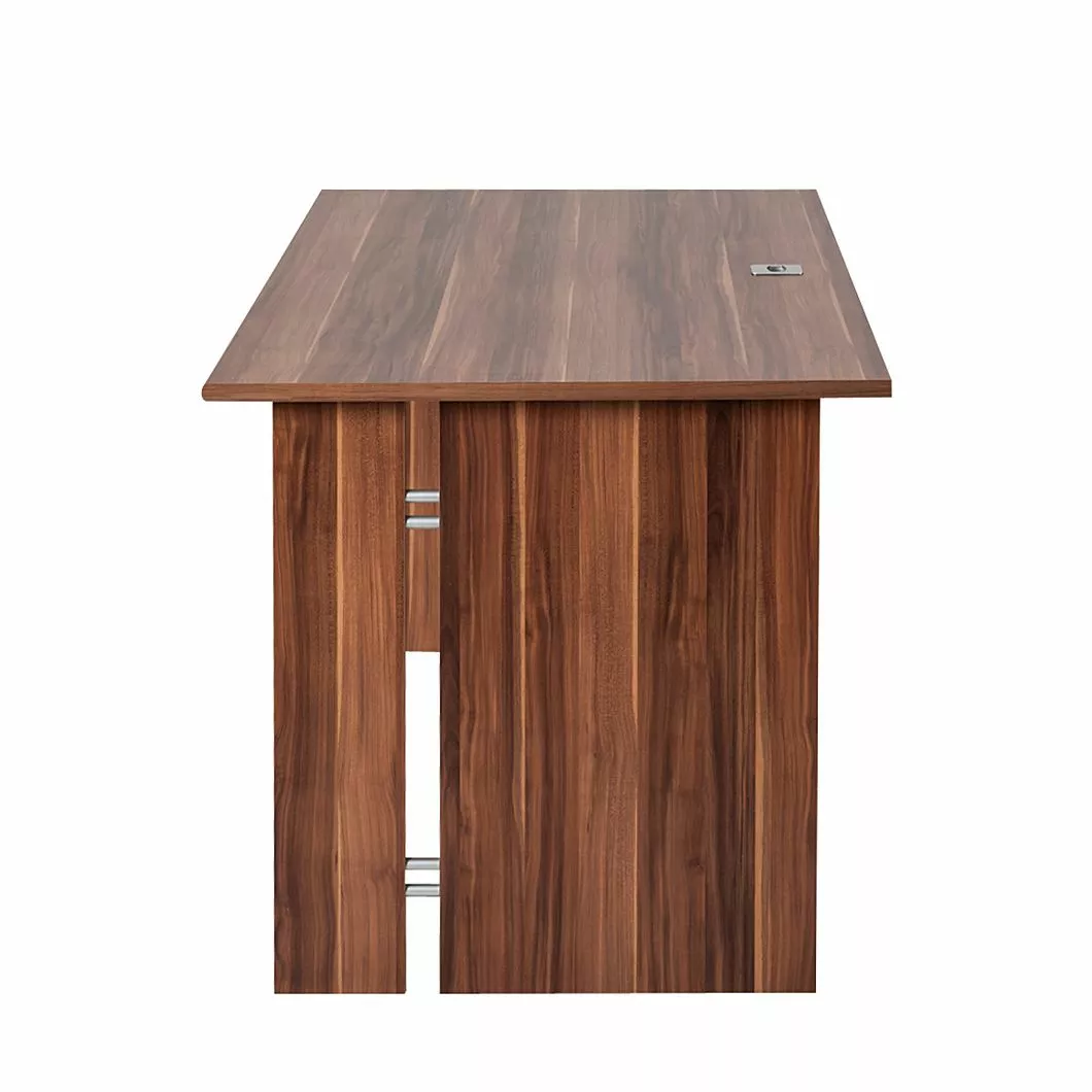 Germania Wangenschreibtisch Savia - 160cm breit - Walnuss Dekor 5 Germania Wangenschreibtisch Savia - 160cm breit - Walnuss Dekor – Bild 3