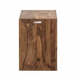 Wolf-Möbel Würfel Yoga - Sheesham massiv - Natur -Büromöbel Verkaufsgeschäft wuerfel yoga sheesham massiv natur 447890