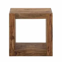 Wolf-Möbel Würfel Yoga - Sheesham massiv - Natur -Büromöbel Verkaufsgeschäft wuerfel yoga sheesham massiv natur 447891