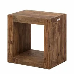 Wolf-Möbel Würfel Yoga - Sheesham massiv - Natur